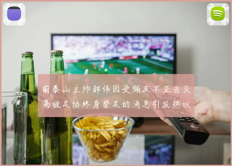 前泰山主帅郝伟因受贿及不正当交易被足协终身禁足的消息引发热议